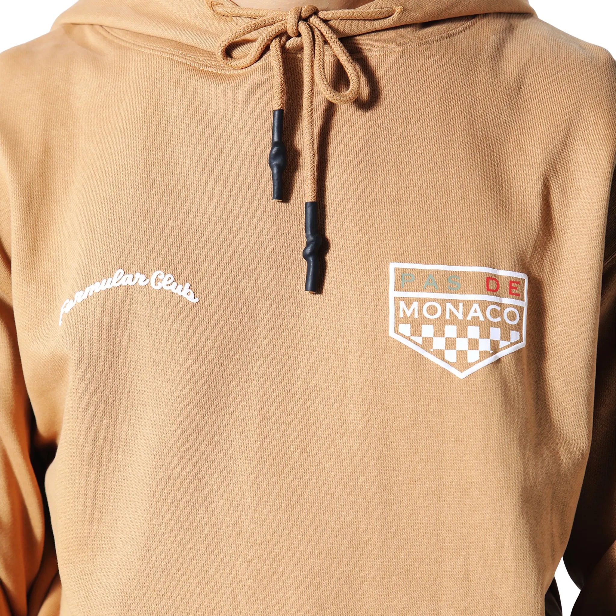Detailed View of Pas De Monaco Formular Club Tan Hoodie PKK22S008-O11